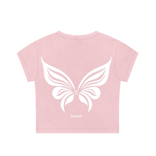 Women's Abstract Crop Top - X0TIKZ