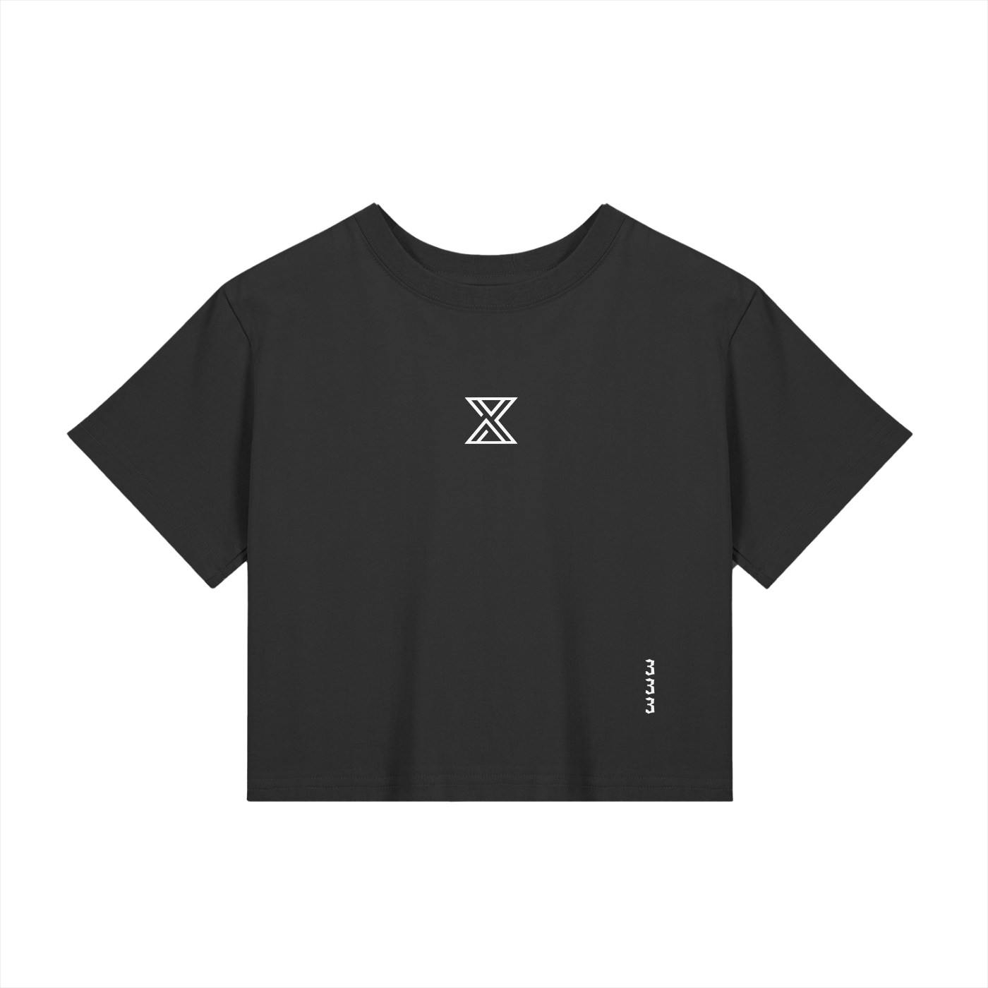 C0RRUT3D 父 CROP TEE WOMEN’S - X0TIKZ
