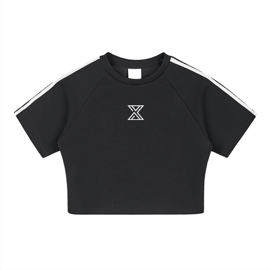 Taped Cooling Performance Crop Top - X0TIKZ